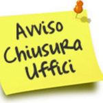 Chiusura al pubblico dal 18 al 20 giugno