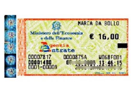 Chiarimenti relativi alla marca da bollo da apporre sulla domanda di iscrizione all’Ordine