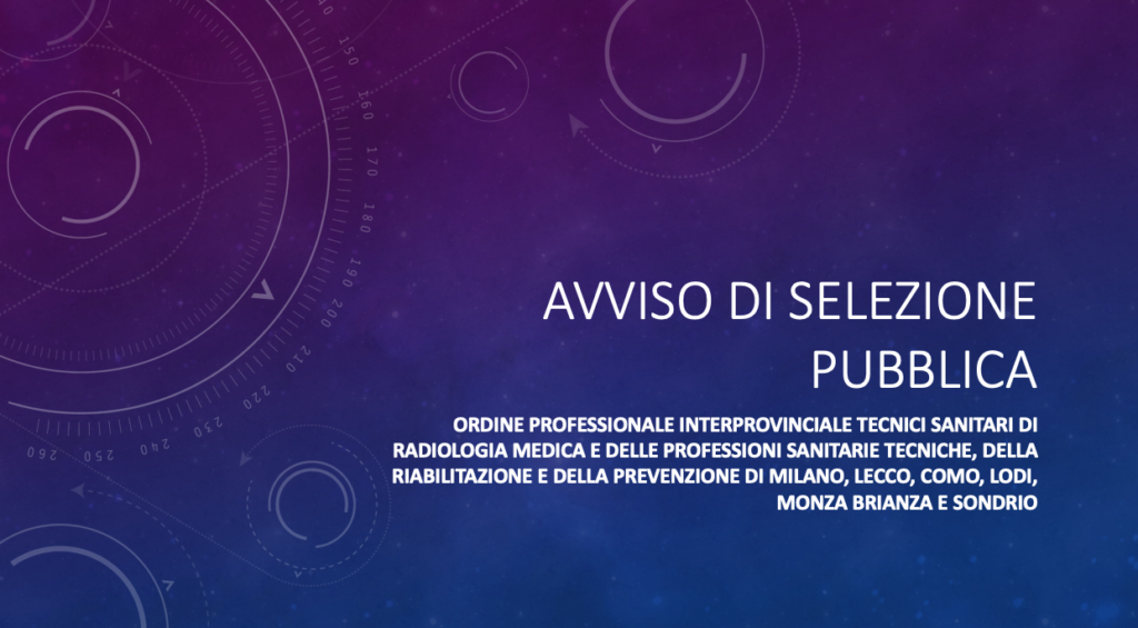Avviso di Selezione Pubblica