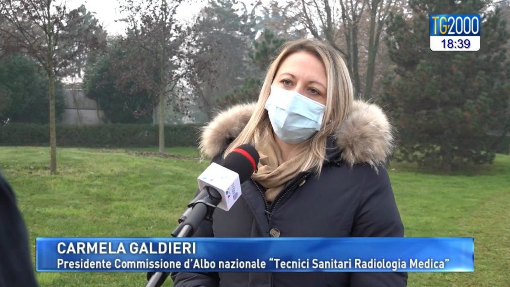 Intervista del Presidente della CdA nazionale TSRM Carmela Galdieri a TG2000 del 28 novembre 2020
