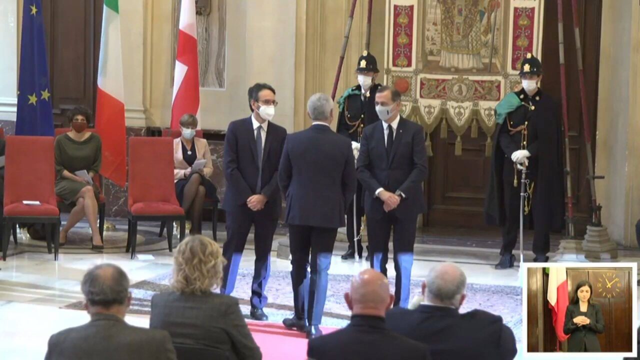 Il Presidente Diego Catania ritira l’Attestato di Civica Benemerenza del Comune di Milano a nome dei professionisti sanitari dell’Ordine TSRM e PSTRP di Milano