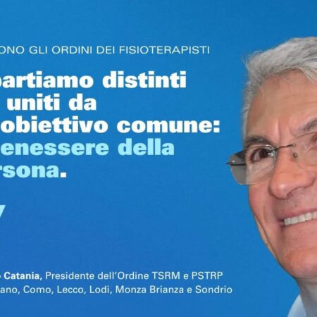 Nascono gli Ordini dei Fisioterapisti. Diego Catania: “Ripartiamo distinti ma uniti da un obiettivo comune: il benessere della persona”