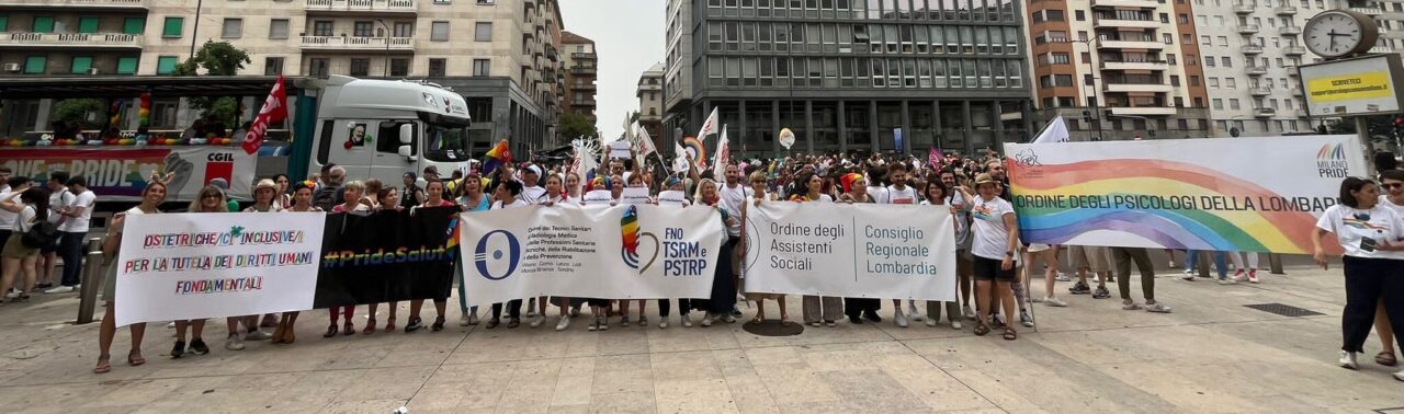 A Milano la salute è arcobaleno: le Professioni Sanitarie e Sociosanitarie insieme per il Pride sabato 28 giugno 2025